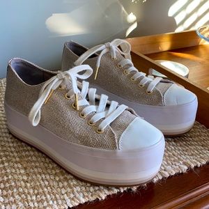 Michael Kors platform sneakers like new size 6